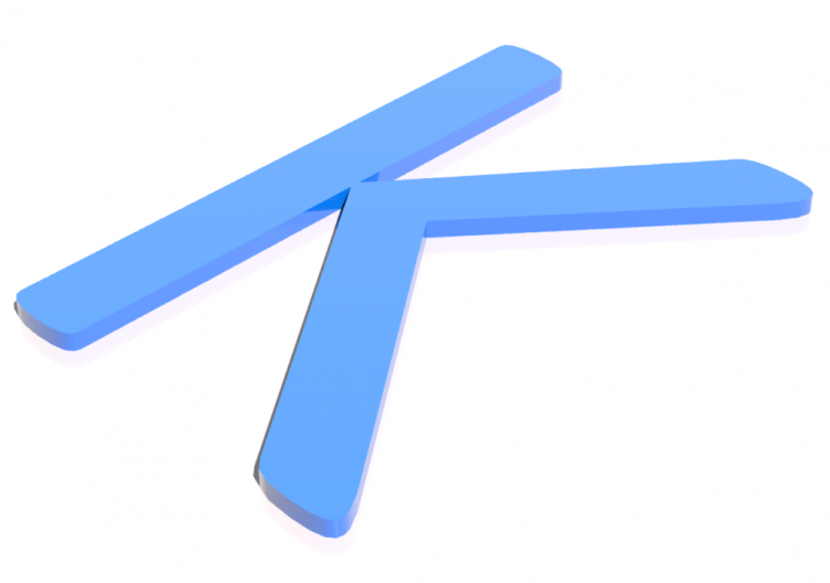 3D Poster - K - Maiuscolo - Lettere 3D - MCDesign - ACCA...