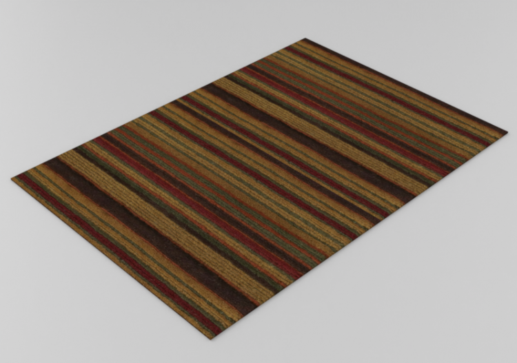 3D Teppiche - Gestreifter Teppich 500x350cm. - ACCA...
