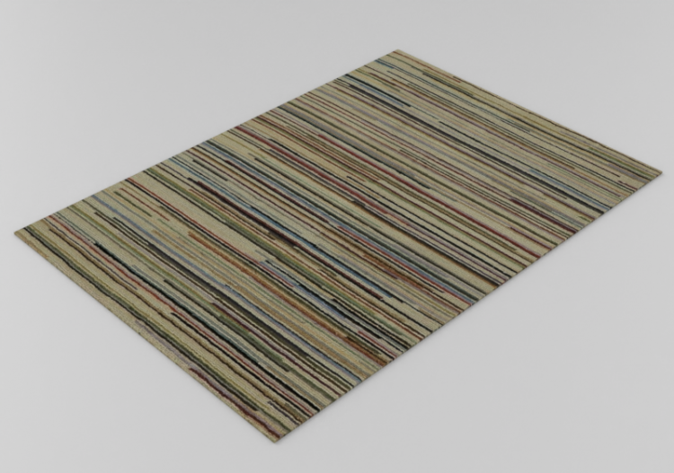 Tappeti 3D - Tappeto a righe 500x350cm. - ACCA software
