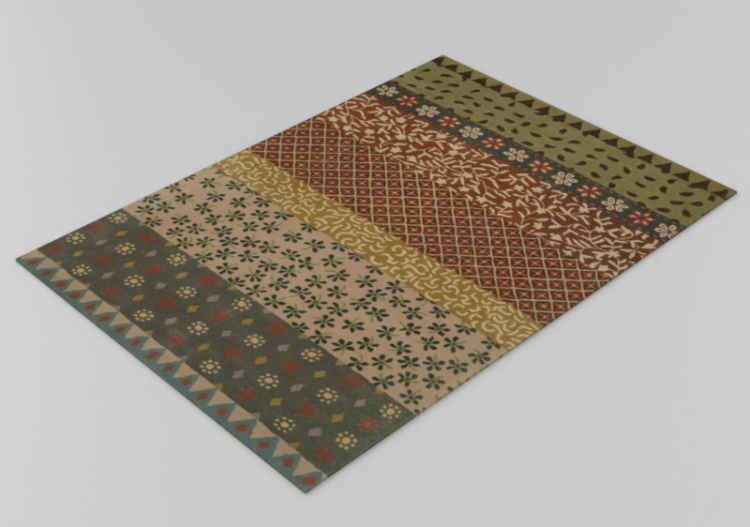Tapis 3D - Tapis moderne 500x350cm. - ACCA software