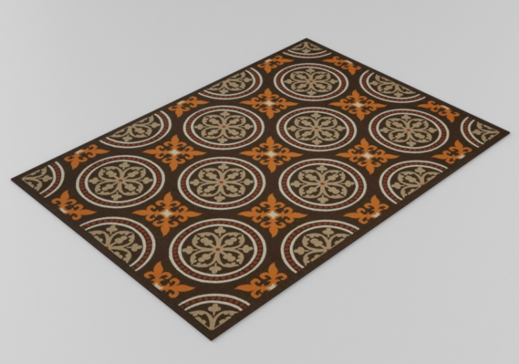 3D Carpets - Modern Carpet 500x350cm. - ACCA software