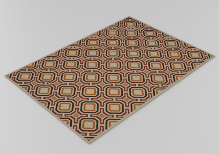 Tapis 3D - Tapis moderne 500x350cm. - ACCA software