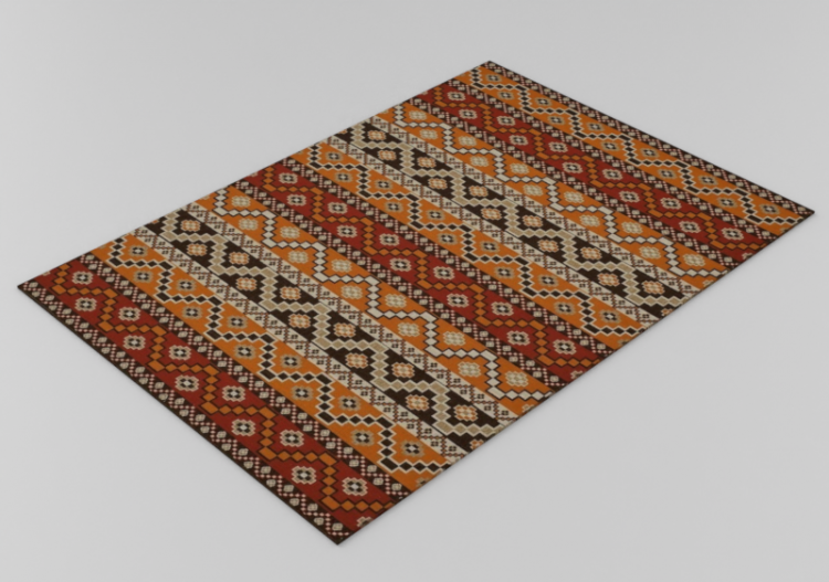 3D Carpets - Modern Carpet 500x350cm. - ACCA software
