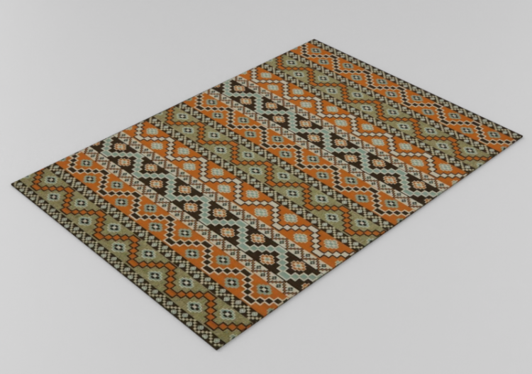 Tapis 3D - Tapis moderne 500x350cm. - ACCA software