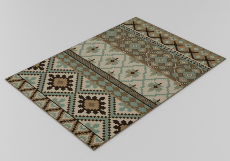 3D Carpets - Modern Carpet 500x350cm. - ACCA software