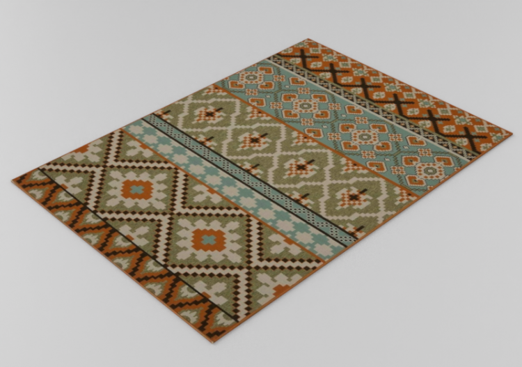 3D Teppiche - Moderner Teppich 500x350cm. - ACCA software