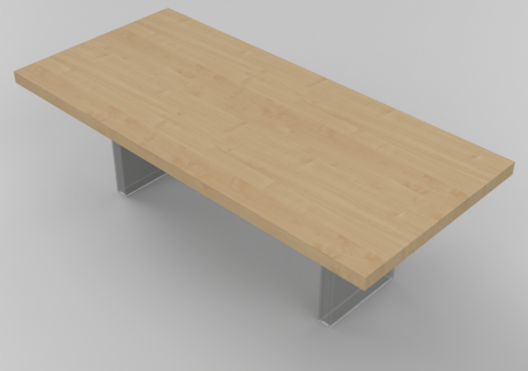 3D Tisch - Holz- und Plexiglas-Tisch - Sierra - 1600 - ACCA...