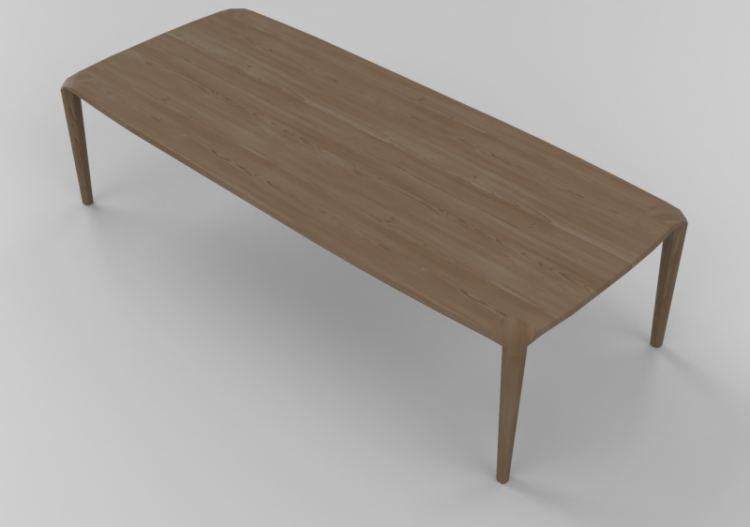 3D Tisch - Holztisch - Sierra - 1615 - ACCA software