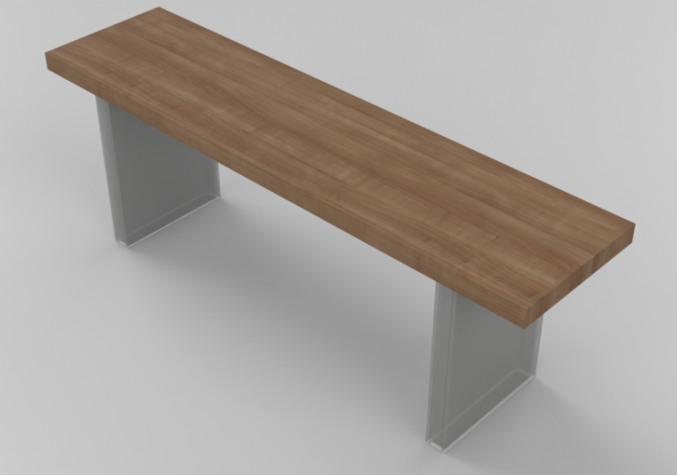 Tables 3D - Table en bois et plexiglas - Sierra - 1643 -...