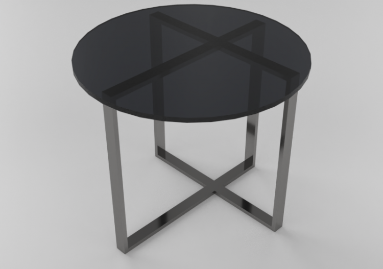 Mesas 3D - Mesa con superficie circular - Sierra - 1555_I -...