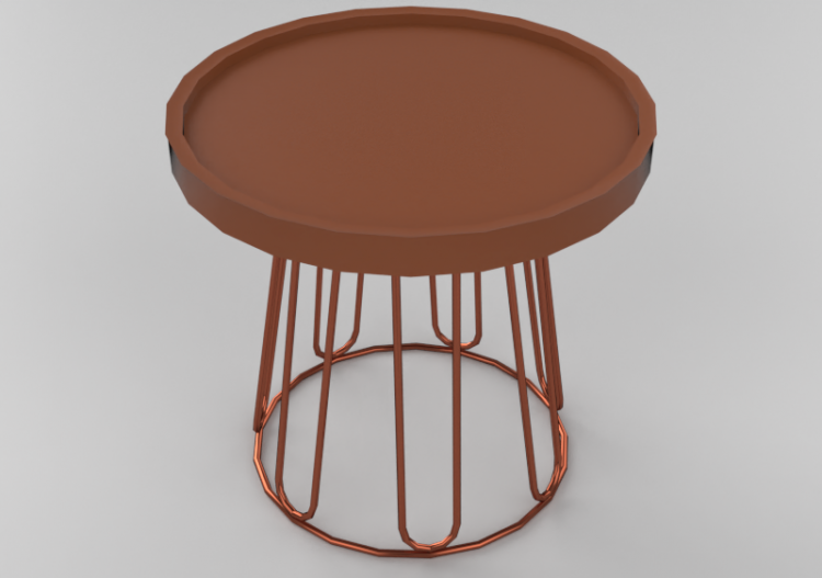 Tables 3D - Table avec plan circulaire - Sierra - 1562_CB -...