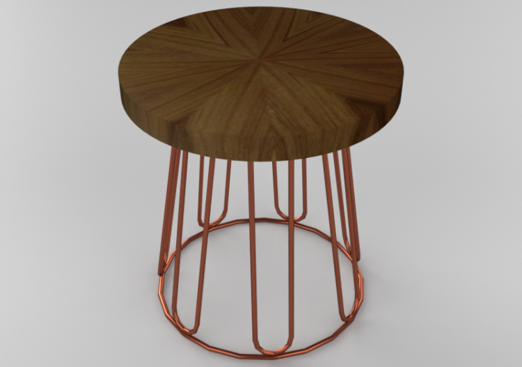 Mesas 3D - Mesa con superficie circular - Sierra - 1564_CB...
