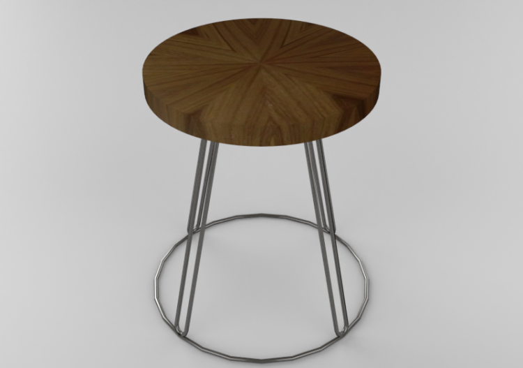 Tables 3D - Table avec plan circulaire - Sierra - 1568_O -...