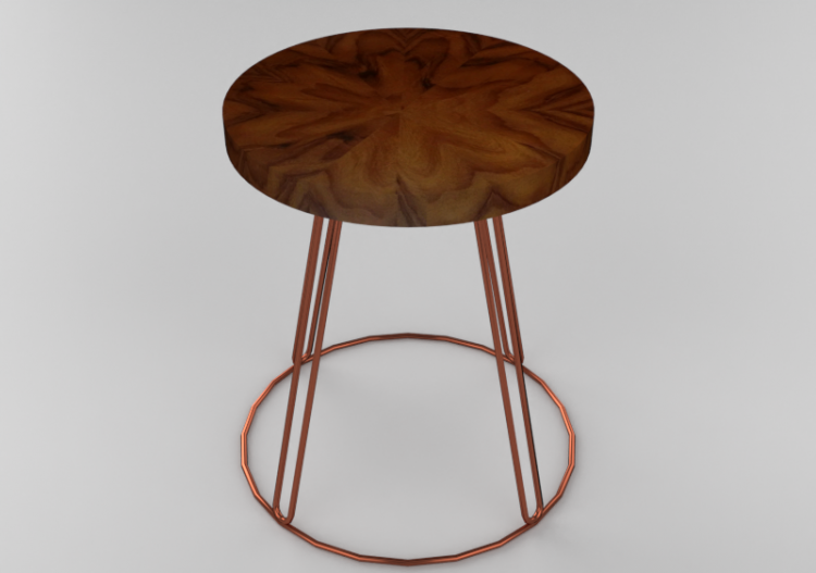 Mesas 3D - Mesa con superficie circular - Sierra - 1569_CB...