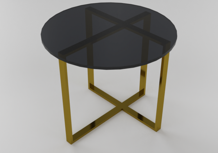 Mesas 3D - Mesa con superficie circular - Sierra - 1555_G -...
