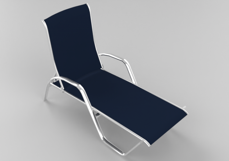 3D Chairs - Deck Chair - Sierra - 22686 - ACCA software