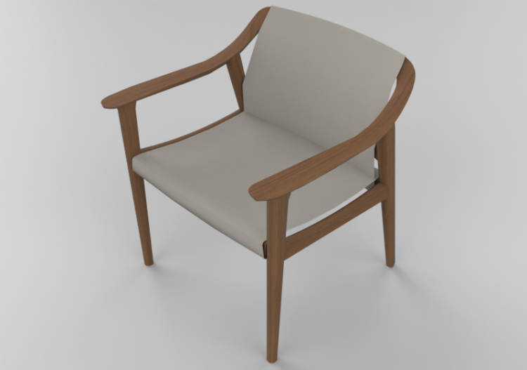 Sedie 3D - Sedia in legno - Sierra - 22810 - ACCA software