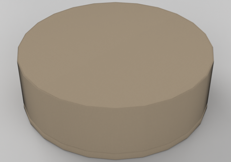 Divani 3D - Puffo in tessuto - Sierra - 1660 - ACCA...