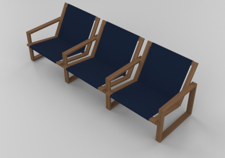 Poltronas y Sofás 3D - Sofà de tres plazas - Sierra - 22803...