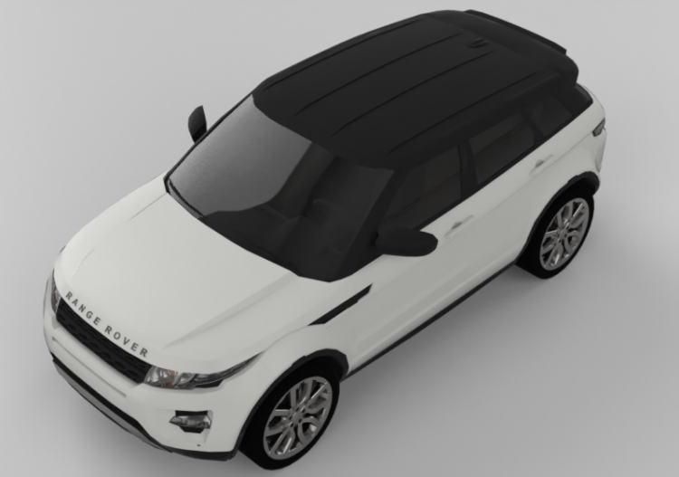 Automobili 3D - Evoque Range Rover - ACCA software