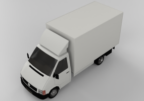 3D Lastwagen und Busse - Transporter mit Spriegel