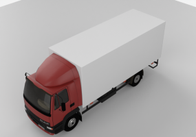 Trucks and Buses 3D - Curtainsider van cabin