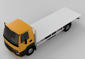 Trucks and Buses 3D - Truck with platform loader