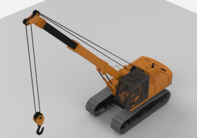 Machines de chantier 3D - Grue