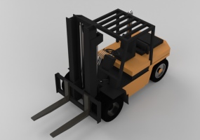 Machines de chantier 3D - Chariot élévateur