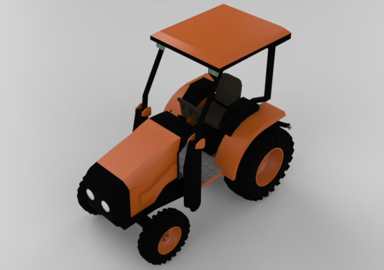 Machines de chantier 3D - Terne agricole - ACCA software