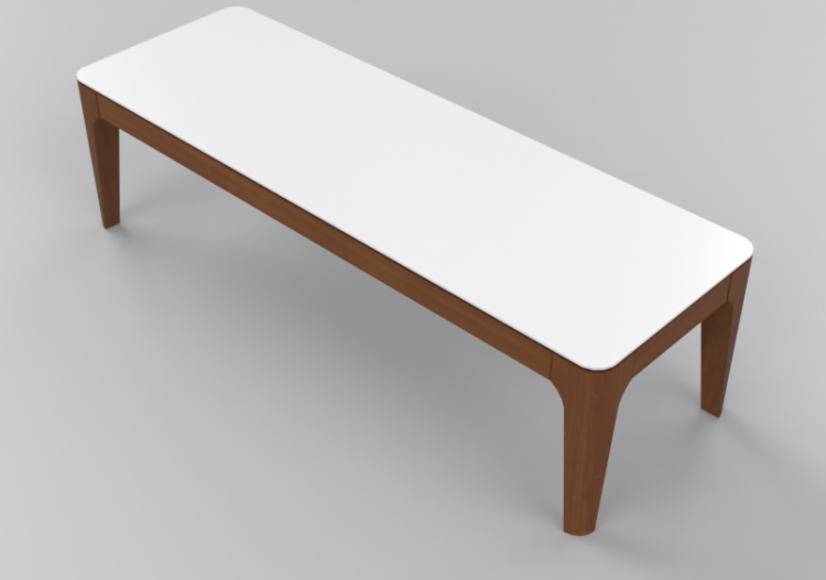3D Tisch - Holztisch - Sierra - 26728VC/B - ACCA software