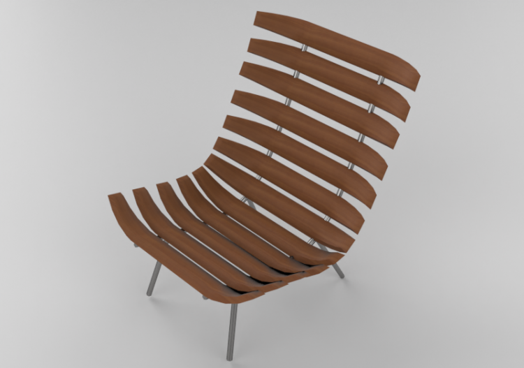3D Chairs - Wooden Chair - Sierra - 25992M - ACCA software