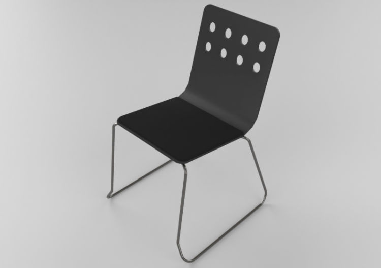 Chaises 3D - Chaise en bois - Sierra - 26747TF - ACCA...