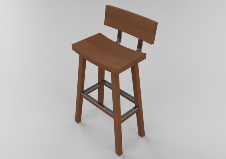 Sedie 3D - Sgabello in legno - Sierra - 26757 - ACCA...