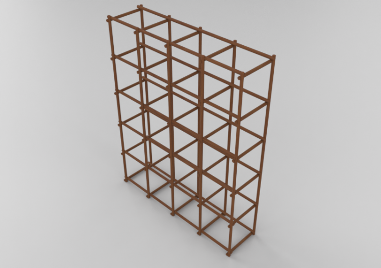 3D Book shelf - Modular Cabinet - Sierra - 26776 - ACCA...