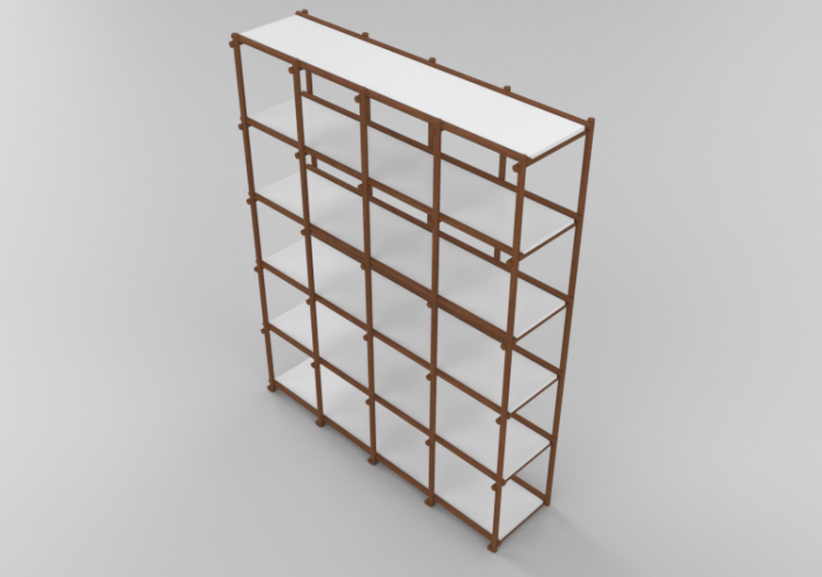 Estantes 3D - Estante modular - Sierra - 26776C - ACCA...