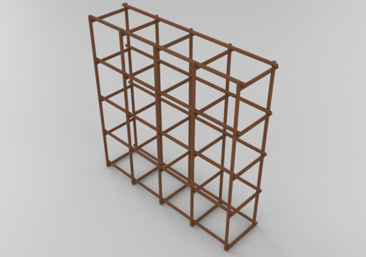 3D Bücherregal und Behälter - Modulares Regalsystem -...