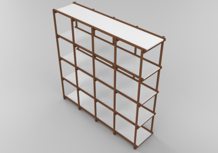 Estantes 3D - Estante modular - Sierra - 26776VC - ACCA...