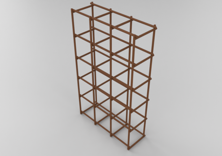 Librerías y Contenedores 3D - Estantería componible -...