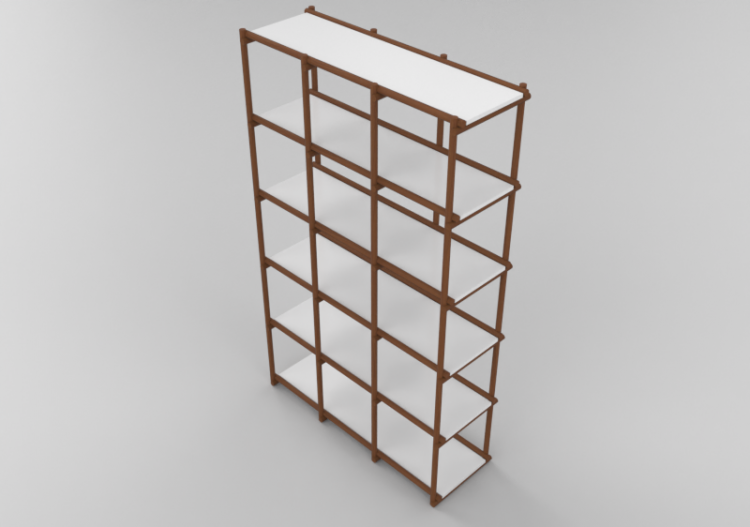 Estantes 3D - Estante modular - Sierra - 26777C - ACCA...
