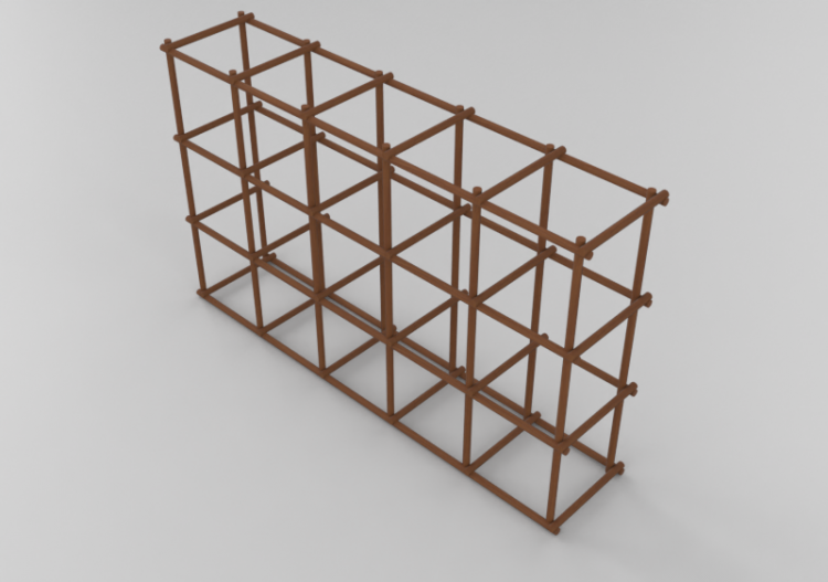3D Book shelf - Modular Cabinet - Sierra - 26777V - ACCA...