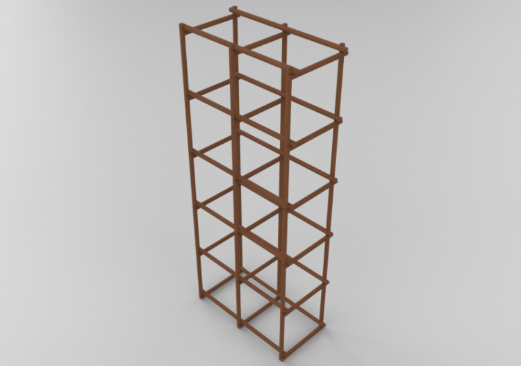 3D Book shelf - Modular Cabinet - Sierra - 26778 - ACCA...