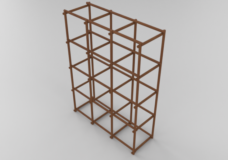3D Book shelf - Modular Cabinet - Sierra - 26781 - ACCA...