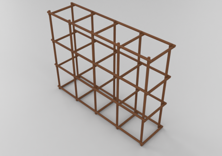 3D Bücherregal und Behälter - Modulares Regalsystem -...