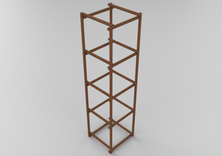 Librerías y Contenedores 3D - Estantería componible -...