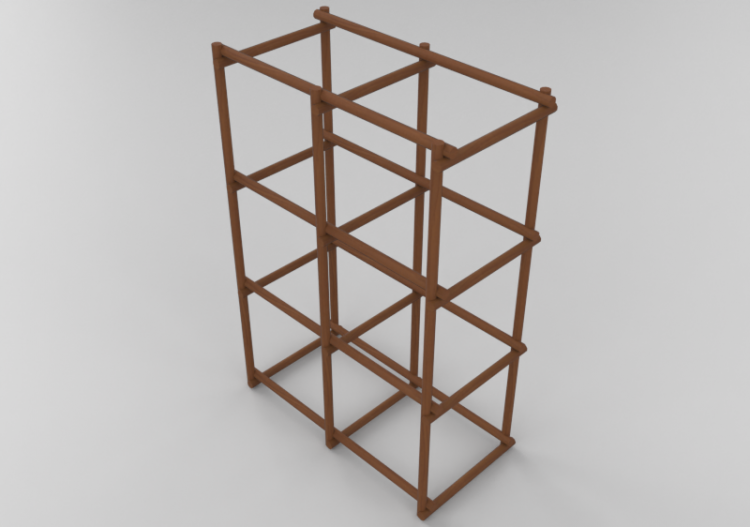 3D Book shelf - Modular Cabinet - Sierra - 26785 - ACCA...