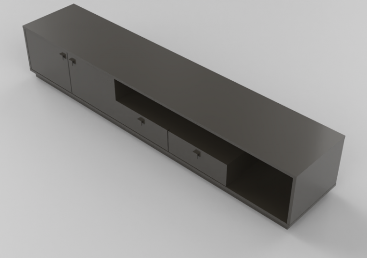 3D Schränke und Kommoden - Kommode aus Holz - Sierra -...