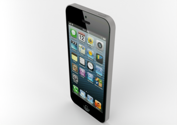 Móveis 3D - iPhone 5 Preto - ACCA software