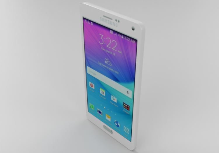 Computers and Mobile phones 3D - Samsung Galaxy Note 4 -...
