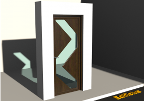 Menuiseries 3D - Elegant Modern door - Modern Wave